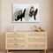 Americanflat Canvas Wall Art in Black, Grey and Gold Ink Style - Gallery Wrap - Abstract Wall Art